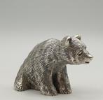 Fratelli Magrino - Orsetto rivestito in argento 925, Antiek en Kunst, Antiek | Zilver en Goud