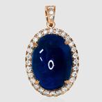 Zonder Minimumprijs - Hanger - 14 karaat Witgoud, 8,37 ct, Handtassen en Accessoires, Antieke sieraden