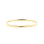 Gouden gladde slavenarmband | Ø 60 mm (tijdloos sieraad), Handtassen en Accessoires, Armbanden, Ophalen of Verzenden, Gebruikt