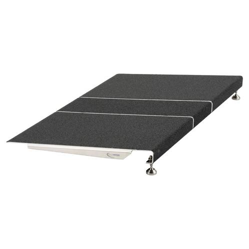 Verstelbare aluminium drempelhulp met antislip - 91,5 cm bre, Diversen, Verpleegmiddelen, Ophalen of Verzenden