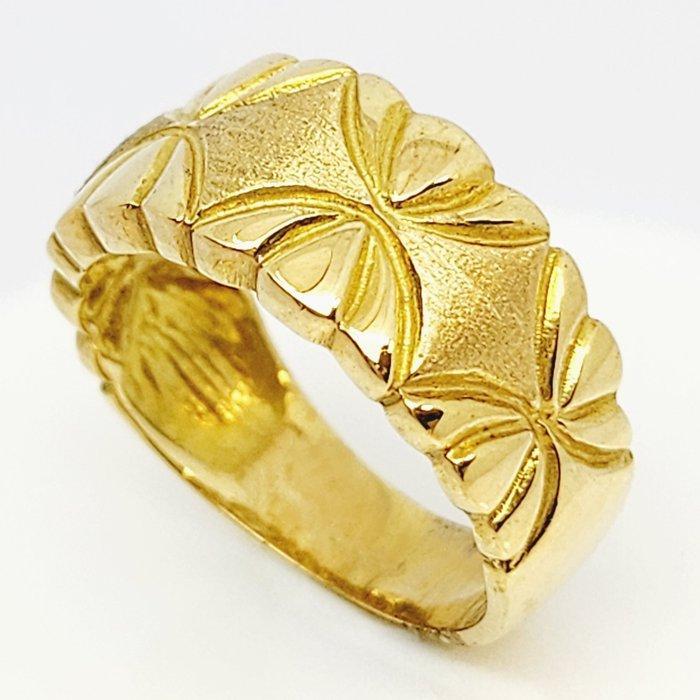 Ring - 18 karaat Geel goud, Handtassen en Accessoires, Ringen