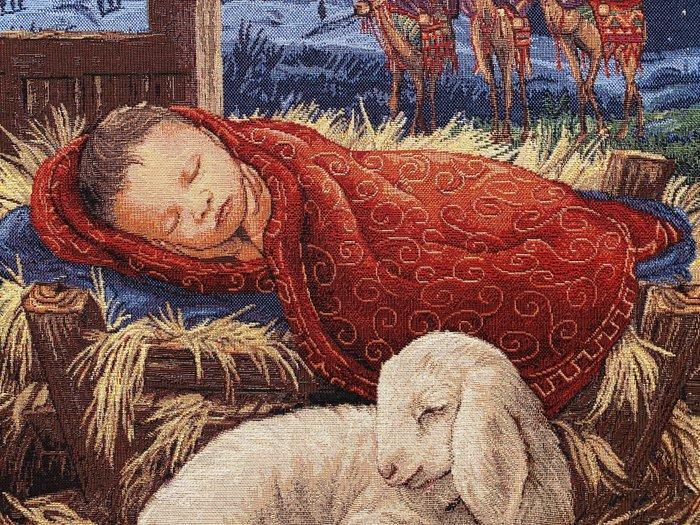 San Leucio Exclusief wandkleed gobelin bijbels, slapende, Diversen, Kerst