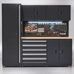 Datona Werkbank garage 160 cm met zijkast - Datona - Mat, Ophalen of Verzenden, Nieuw