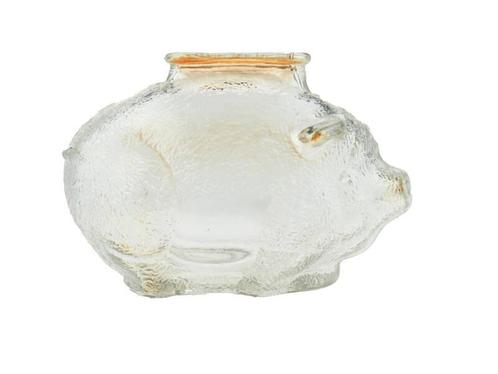 Spaarvarken van glas, Antiek en Kunst, Antiek | Glaswerk en Kristal, Verzenden