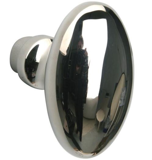 Knopkruk Ei 60x32 mm glans nikkel, Doe-het-zelf en Bouw, Hang- en Sluitwerk, Klink of Kruk, Nieuw, Overige materialen