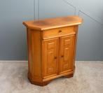 Kast - Vintage Halkast, Opbergkast - Hout, Messing