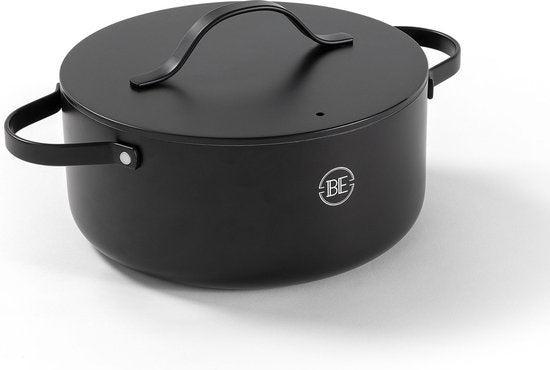 2dekans | BE Living Essential Braadpan met Deksel - Ø 24 cm, Huis en Inrichting, Keuken | Keukenbenodigdheden, Ophalen of Verzenden