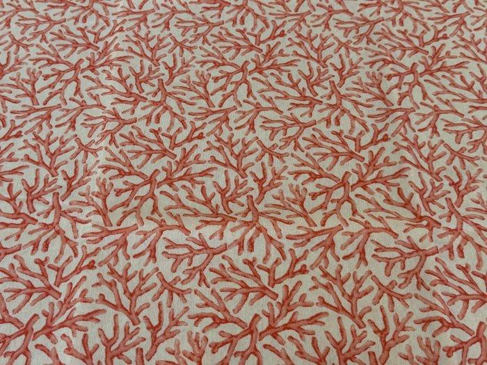 “Corallo in Festa” – De levendige adem van de zee op jouw, Antiek en Kunst, Antiek | Tapijten, Tafelkleden en Textiel