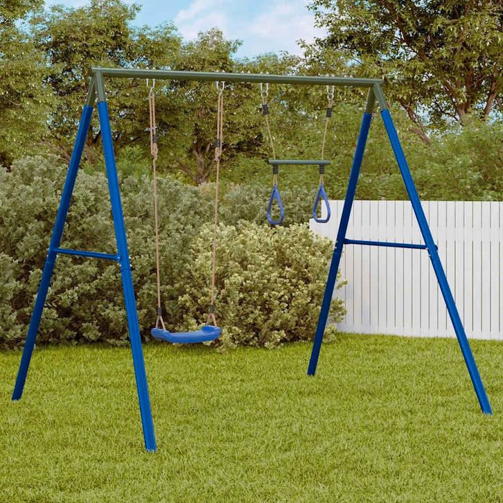 vidaXL Schommelset met schommel en trapeze, Kinderen en Baby's, Speelgoed | Buiten | Speeltoestellen, Nieuw, Verzenden