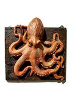 Relief, Polpo - 42 cm - Faïence