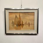 Italiaanse school (XX) - Velieri a Venezia, Antiek en Kunst