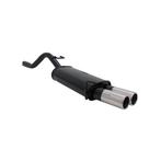 Sportieve Uitlaat Achterdemper voor Opel Corsa D - RVS Staal, Ophalen of Verzenden, Nieuw