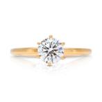 Ring - 18 karaat Roségoud -  0.55ct. tw. Diamant