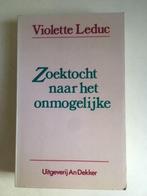 ZOEKTOCHT NAAR HET ONMOGELIJKE 9789050710404 V. Leduc, Verzenden, Gelezen, V. Leduc