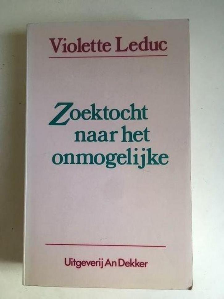 ZOEKTOCHT NAAR HET ONMOGELIJKE 9789050710404 V. Leduc, Boeken, Literatuur, Gelezen, Verzenden