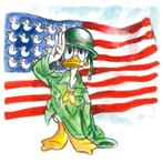 Tony Fernandez - Donald Duck Saluting the Duck-Starred Flag, Boeken, Nieuw