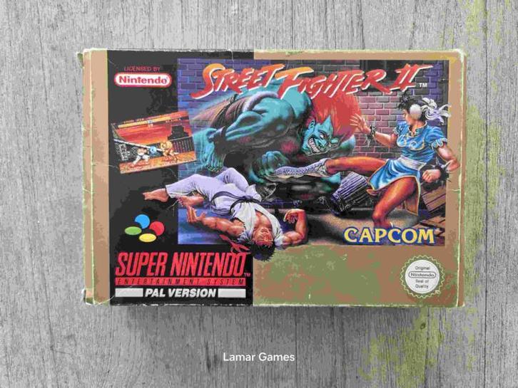 Street Fighter II (SNES tweedehands game), Games en Spelcomputers, Games | Nintendo NES, Ophalen of Verzenden