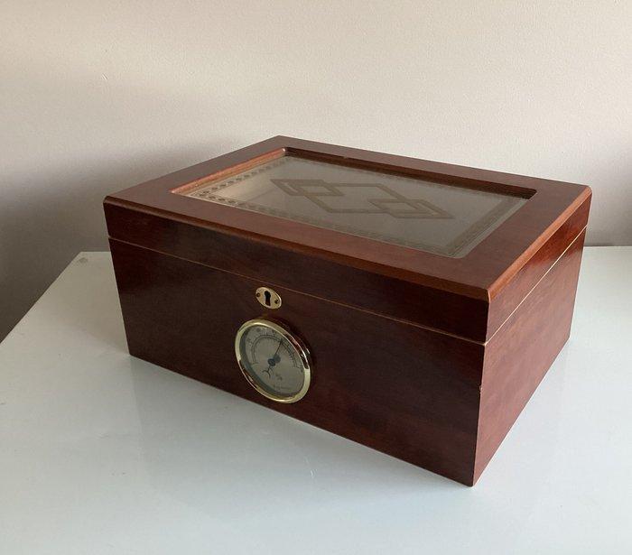 Zonder Minimumprijs - Humidor - Walnoot, Verzamelen, Rookartikelen, Aanstekers en Luciferdoosjes