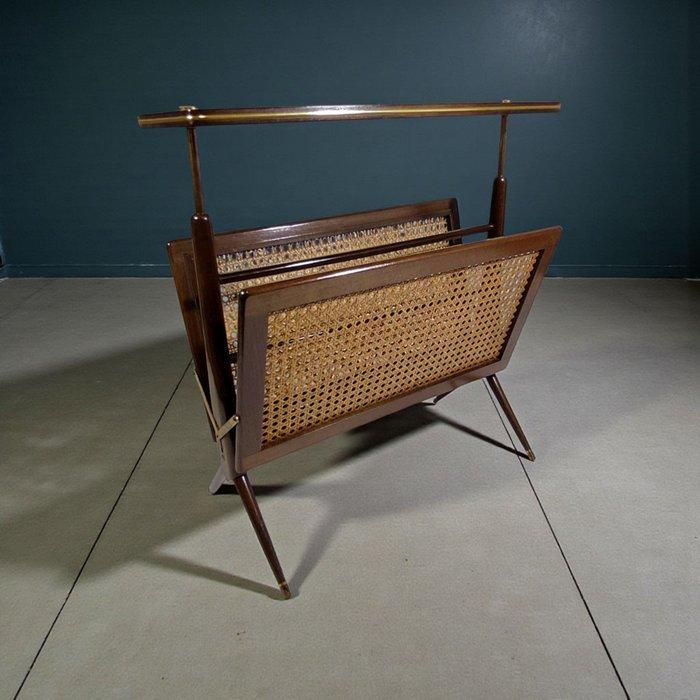 Tijdschriftenhouder - twee vleugeldeur - Beuken, Antiek en Kunst, Kunst | Designobjecten