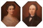 H. Siebert (c.1847-1882) - Two portraits