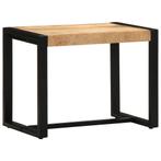 vidaXL Bank 60x35x45 cm massief ruw hout mango, Verzenden, Nieuw