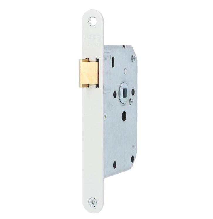 Nemef loopslot 1255/2 met staal gelakte voorplaat, Doe-het-zelf en Bouw, Hang- en Sluitwerk, Klink of Kruk, Nieuw, Overige materialen