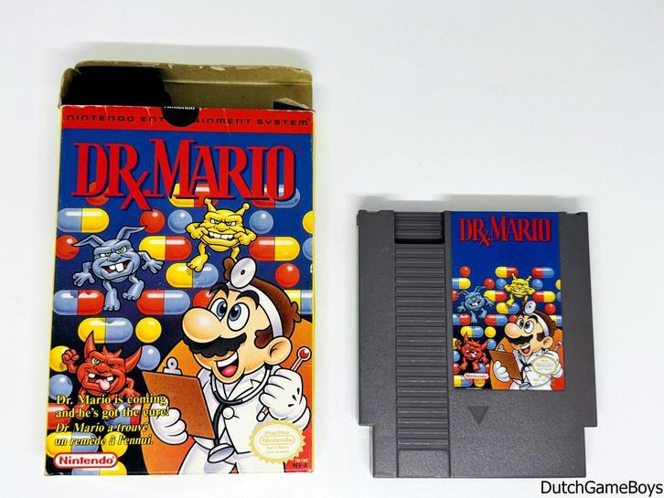 Nintendo Nes - Dr. Mario - USA, Games en Spelcomputers, Games | Nintendo NES, Gebruikt, Verzenden