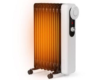 Coast Olieradiator - 9 Panelen - 2000W - 42 x 24 x 62 cm -, Verzenden