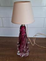 Val Saint Lambert - Lampe - Cristal - Vintage 30 cm 1960
