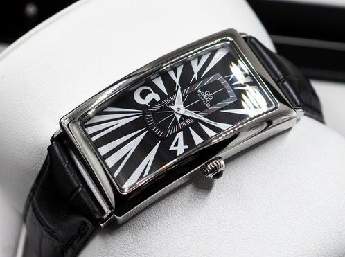 Gio Monaco - * NEW * Angelo Curved - Sans Prix de Réserve -, Handtassen en Accessoires, Horloges | Heren