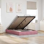 vidaXL Ottoman bedframe zonder matras 140x190 cm fluweel, Huis en Inrichting, Slaapkamer | Bedden, Verzenden, Nieuw