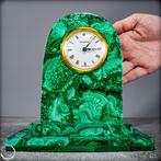 Natuurlijk Malachiet & Chrysocolla Horloge uit Congo - Uniek