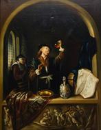Flemish School (XX) - The Alchemist in his cabinet - NO
