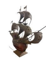 Scheepslamp - Brons, Hout, Messing