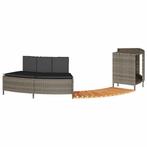 Poly Rattan Hottub Omranding | Tweede Kansje | OP=OP, Tuin en Terras, Verzenden, Nieuw, Trap, Vast