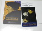 2 Euro 2022 Malta Erasmus im Originalblister Coincard kop..., Verzenden, België