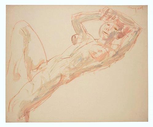 Joachim Weingart (1895 - 1942) - Nu couché, Antiek en Kunst, Kunst | Schilderijen | Klassiek