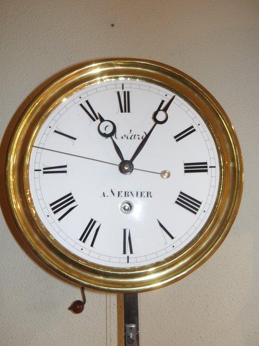 Klok - Messing, Staal - 1850-1900, Antiek en Kunst, Antiek | Klokken