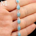 Tennis armbanden met natuurlijke edelstenen Sterlingsilveren