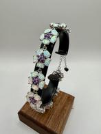 Sans prix de réserve - Bracelet Argent - Opale améthyste 925
