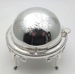 Schotel - Kaviaarhouder, roltop met originele glazen