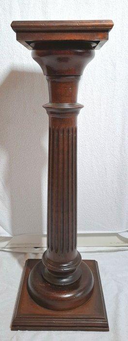 Plantentafel - Hout - Zuil, Antiquités & Art, Curiosités & Brocante