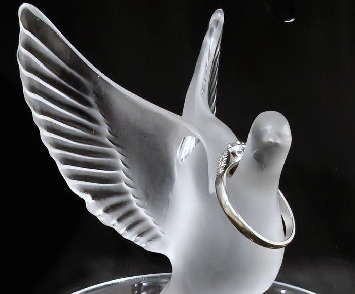 Lalique - Sieradendoos - Colombe - Kristal - Baguier, Antiek en Kunst, Curiosa en Brocante