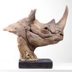 sculptuur, Neushoorn - 45 cm - MGO, Antiek en Kunst