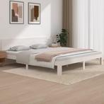 vidaXL Bedframe massief hout wit 180x200 cm, Verzenden, Nieuw
