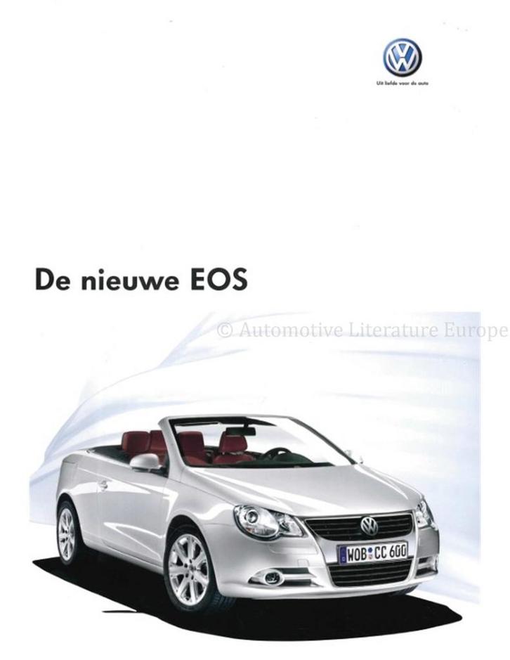2006 VOLKSWAGEN EOS BROCHURE NEDERLANDS, Boeken, Auto's | Folders en Tijdschriften, Ophalen of Verzenden