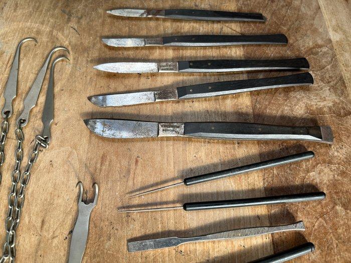 Wilhelm Walb nachf. - Medisch instrument (12) - staal,, Antiek en Kunst, Antiek | Wandborden en Tegels