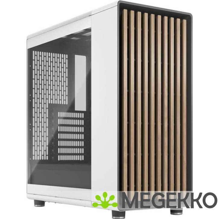 Fractal Design North Chalk White TG Clear Tint, Computers en Software, Computerbehuizingen, Nieuw, Verzenden