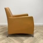 Tweedehands Bert Plantagie leren fauteuil ,  okergeel, Gebruikt