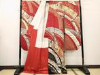 Grand Japans Furisode Kimono –  Koma Embroidery,, Antiek en Kunst